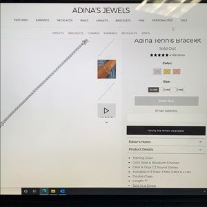 adina’s jewels Jewelry - Tennis Bracelet adina’s jewels Jewelry - Tennis Bracelet